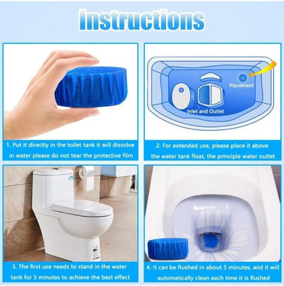 Blue Bubble Toilet Bowl Cleaner